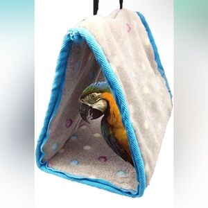 Keersi Winter Warm Bird Hammock for Cage (11.1”x10.2”x6.2”)
